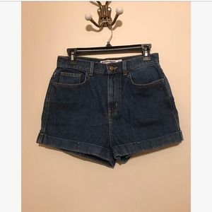 American apparel high rise shorts